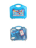 Çantalı Oyuncak Doktor Seti – Vakumlu Taşıma Çantalı Eğitici Oyuncak Doktor Malzemeleri Mavi