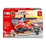 Ausini - Asya Brick 21302 Fire Brigade Set - 105 PARÇA