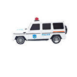 Uzaktan Kumandalı Mercedes Polis Jeep 1:20 Ölçek 18 Cm Beyaz - 13578-887