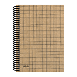 Papirüs Kraft Sert Kapak Defter 100yp 17x24cm Çizgili