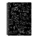 Papirüs Mini Sert Kapak Defter Siyah 100yp 17x24cm Kareli