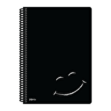 Papirüs Mini Sert Kapak Defter Siyah 100yp 17x24cm Kareli