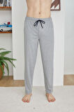 Kly 200 Gri Pamuklu Battal Tek Alt Pantalon 