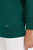 24189 DESEN TRİKO LİNXLİ REGLAN KOL SAHTE CEPLİ KAZAK