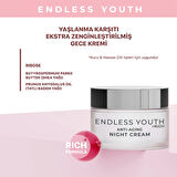 Sheida Endless Youth Yaşlanma Karşıtı Ekstra Zenginleştirilmiş Gece Kremi 50 ml - Kuru & Hassas Ciltler