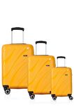 ÇÇS 5223 POLİPROPİLEN 3 LÜ VALİZ SETİ