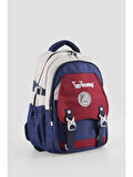 Ççs Young Tatil, Yürüyüş Lacivert-Kırmızı Okul Sırt Çantası (51940)