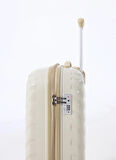Discovery Expedition Beyaz - Bej Çekçekli Sert Valiz DSC-5263 Kabin