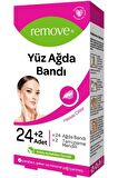 Remove Yüz Ağda Bandı Hassas Ciltler 24'lü