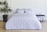 Soft Cotton Marcella Queen Çift Kişilik Nevresim Takımı Gri