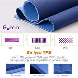 Gymo Ekolojik 6mm TPE Yoga Matı Pilates Minderi