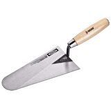 Sgs 16cm Ahşap Saplı SGS380 Sıva Malası 1.20mm Kalınlığında Zımparalanmış 50 Rockwell Yay Çeliği