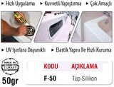 Sgs Maxımum Plus F-50 Universal Şeffaf Tüp Silikon 50gr.