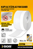 SGS 1243 Kapı Altı Rüzgar Önleyici ve Ses Yalıtım Bandı 35mm x 3m Kendinden Yapışkanlı