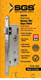 RULMANLI BANYO WC KAPI KİLİDİ-OVAL AYNA-35 MM-SGS209-2 ADET