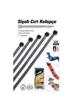 Siyah Pemsan Cırt Kelepçe 3,6x370 mm pk/100ad