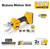 SGS 5555 AKÜLÜ BUDAMA MAKASI 20V KÖMÜRSÜZ MOTOR
