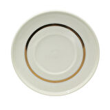 Üçlü Gold Çizgili 6 Kişilik Porselen Kahve Fincan Takımı 