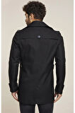KA 066 Slim Fit Siyah Spor Kaban