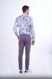 P 1078 Slim Fit Lila Spor Pantolon