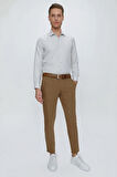 P 1077 Slim Fit Camel Spor Pantolon