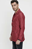 PRD 029 Slim Fit Bordo Spor Pardösü