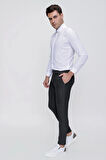 P 1086 Slim Fit Antrasit Spor Pantolon