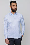 GK 634 Mavi Klasik Gömlek