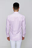 G 1489 Slim Fit Pembe Spor Gömlek