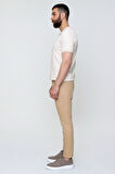 P 1089 Slim Fit Camel Spor Pantolon