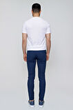 P 1087 Slim Fit Lacivert Spor Pantolon