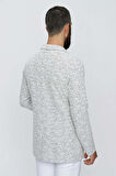 C 619 Slim Fit Krem Spor Ceket
