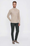 TR 850 Slim Fit Bej Klasik Triko
