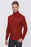 TR 850 Slim Fit Bordo Klasik Triko