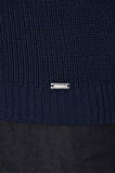 SÜVETER 01 Slim Fit Lacivert Süveter Triko