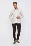 C 618 Slim Fit Taş Spor Ceket