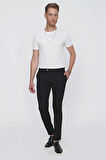 P 1096 Slim Fit Siyah Spor Pantolon