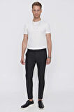 P 1098 Slim Fit Siyah Spor Pantolon