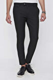 P 1098 Slim Fit Siyah Spor Pantolon
