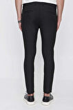 P 1098 Slim Fit Siyah Spor Pantolon