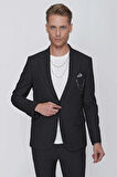 C 624 Slim Fit Siyah Spor Ceket