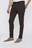 P 1100 Slim Fit Kahve Spor Pantolon