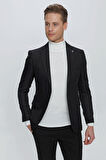 C 629 Slim Fit Siyah Spor Ceket