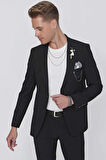 C 632 Slim Fit Siyah Spor Ceket