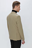 C 632 Slim Fit Bej Spor Ceket