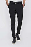 P 1102 Slim Fit Siyah Spor Pantolon