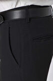 P 1102 Slim Fit Siyah Spor Pantolon