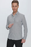 G 1526 Slim Fit Beyaz Spor Gömlek