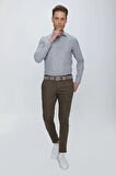 P 1112 Slim Fit Toprak Spor Pantolon