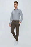 P 1112 Slim Fit Toprak Spor Pantolon